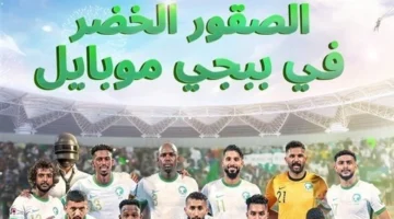 لأول مرة.. الصقور الخضر في ببجي موبايل تفاصيل تحالف منتخب السعودية مع اللعبة الشهيرة 1